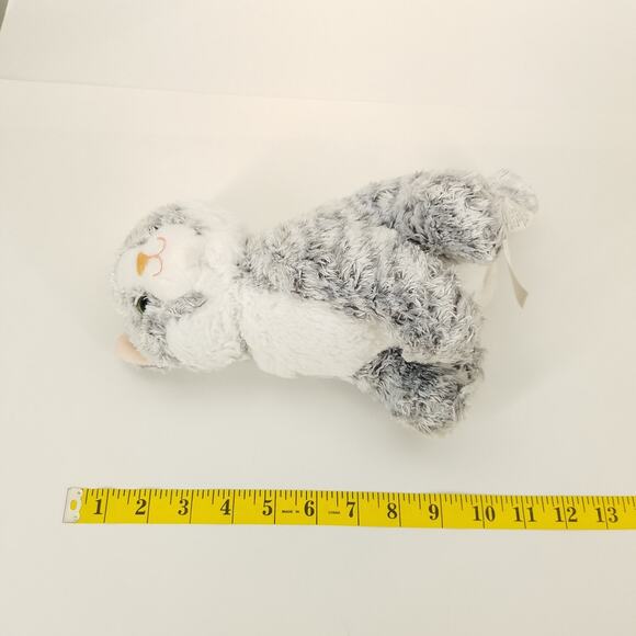 Melissa & Doug Greycie Tabby Cat Kitten Plush Sitting Gray Stuffed Animal Toy - Picture 10 of 10